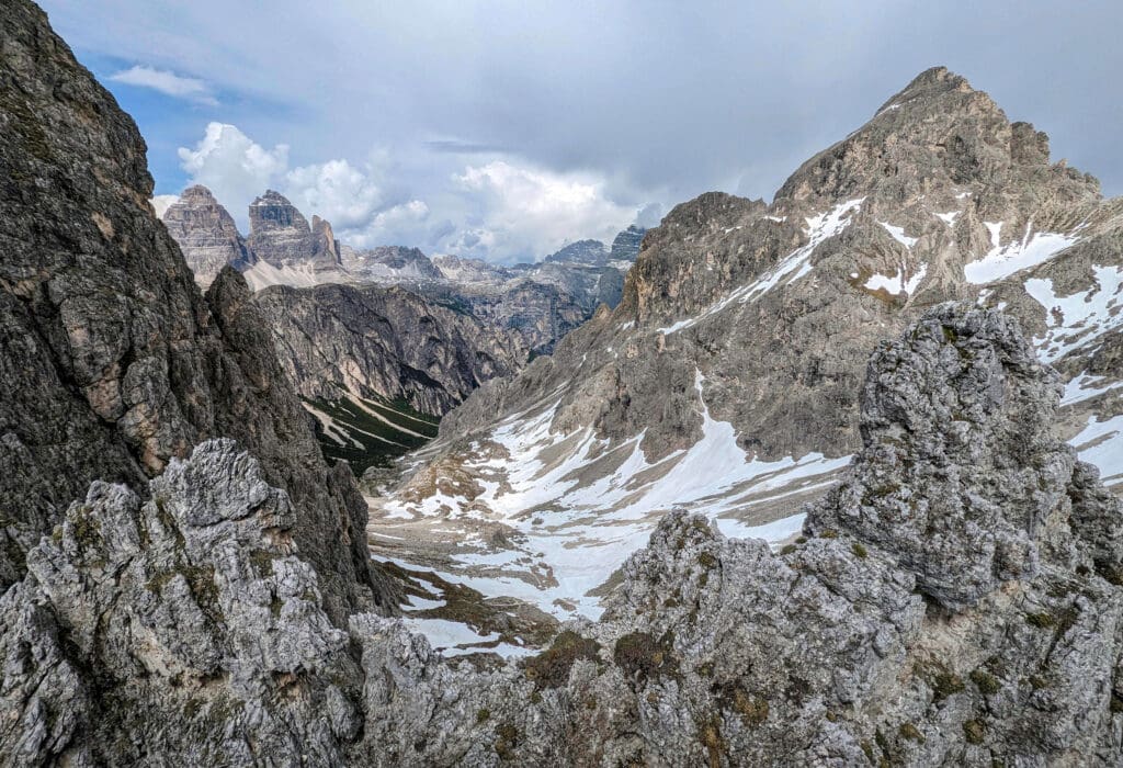 The expansive and rocky view from Cadini di Misurina is one of the most underrated day hikes in the Dolomites