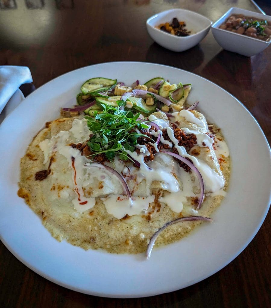 A shot of the delicious offerings at Barrio Cafe, a great spot for the best Mexican food in Phoenix.